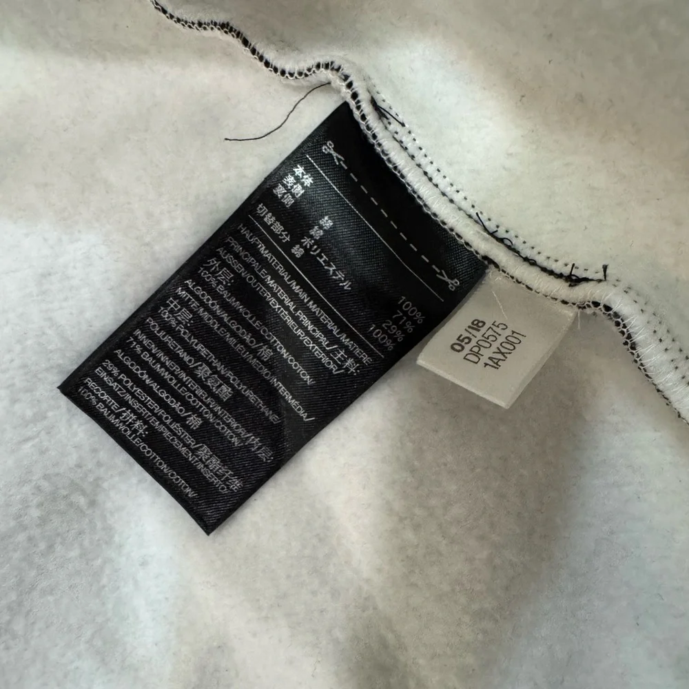 Rare Black Y-3 Adidas Fleece Zipper Hoodie